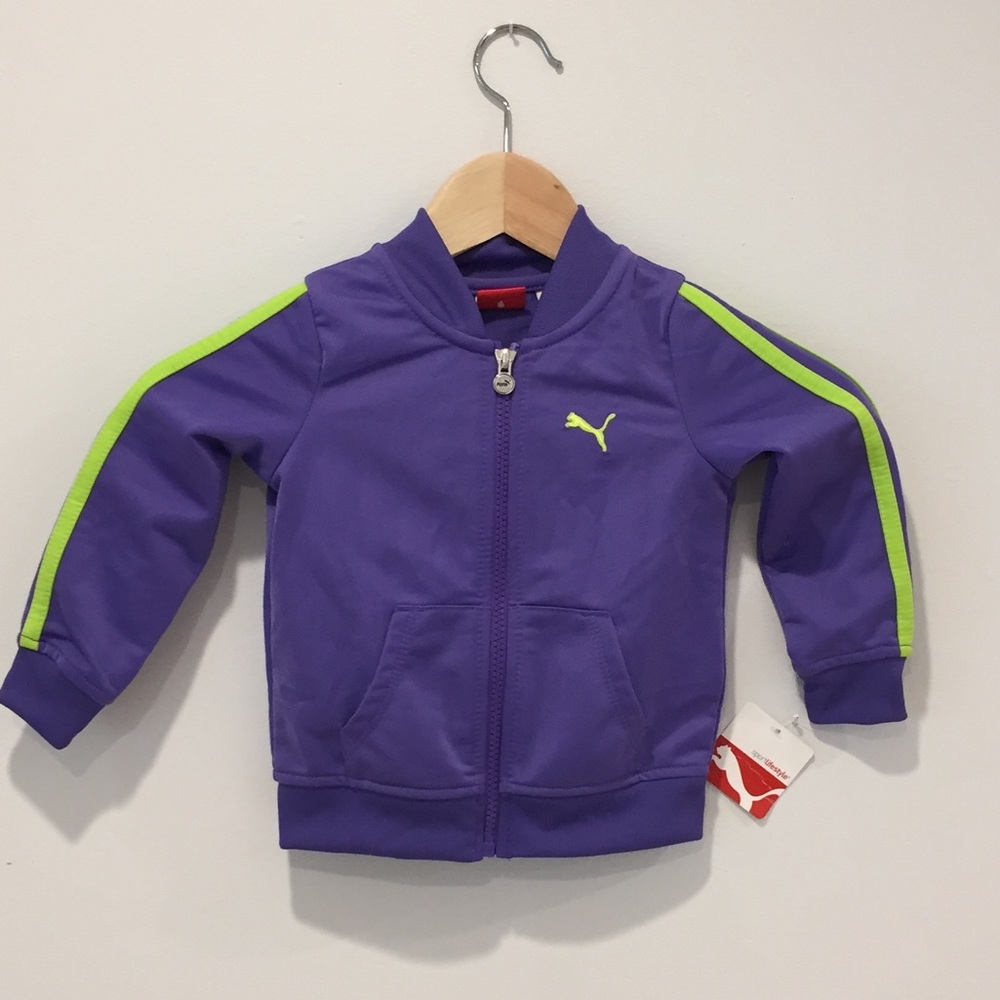 NWT Puma 24m zipup track jacket